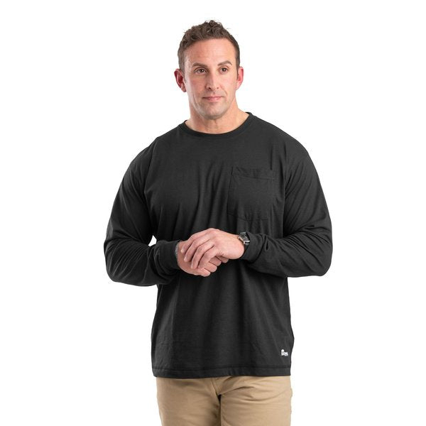 Performance Long Sleeve Pocket Tee, XL