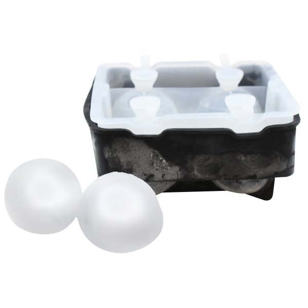 Ice Sphere, Blk Silicone, Four 2