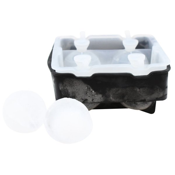 Ice Sphere, Blk Silicone, Four 2