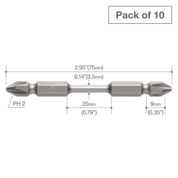 Double-Emded Torsion Bit1/4
