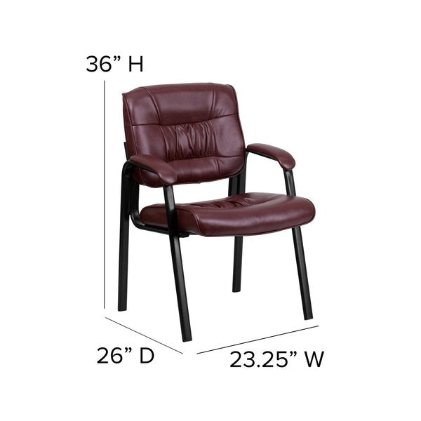 BurgundySide Reception Chair, 26