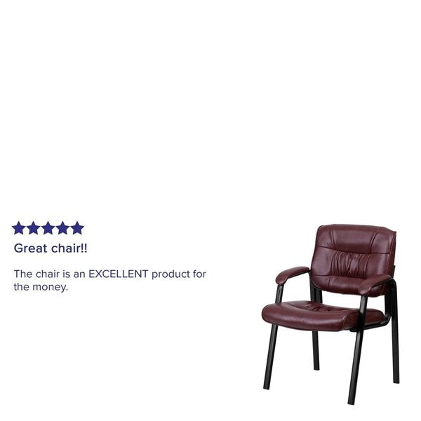 BurgundySide Reception Chair, 26