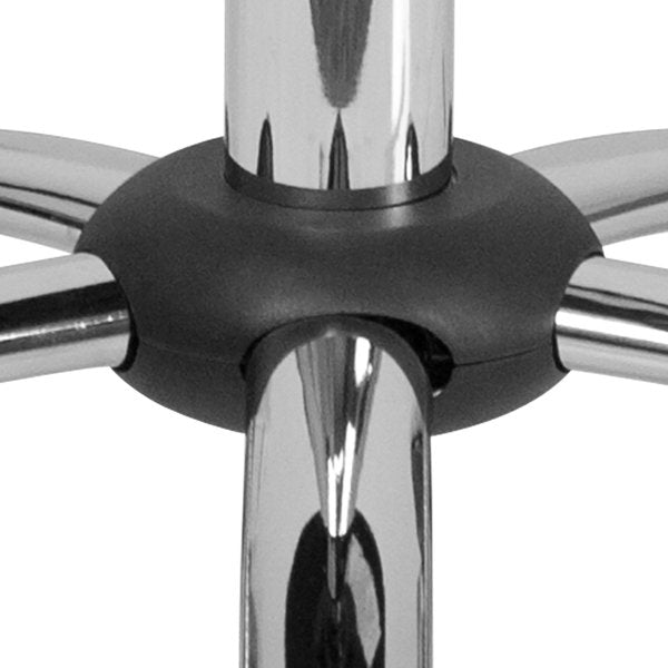 Black Leather Medical Stool