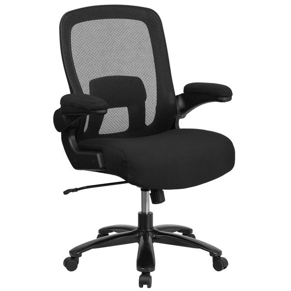 BlackBig and Tall Office Chair, 31 1/2 inW28-1/2