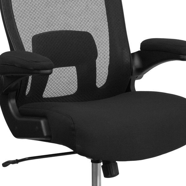 BlackBig and Tall Office Chair, 31 1/2 inW28-1/2