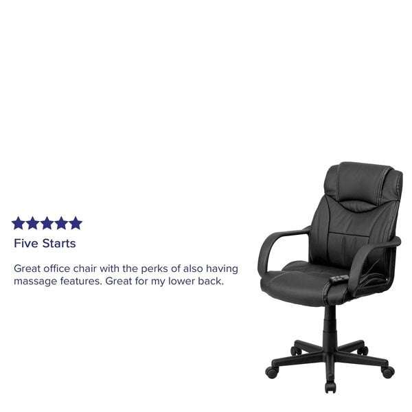 Black High Back Massage Chair