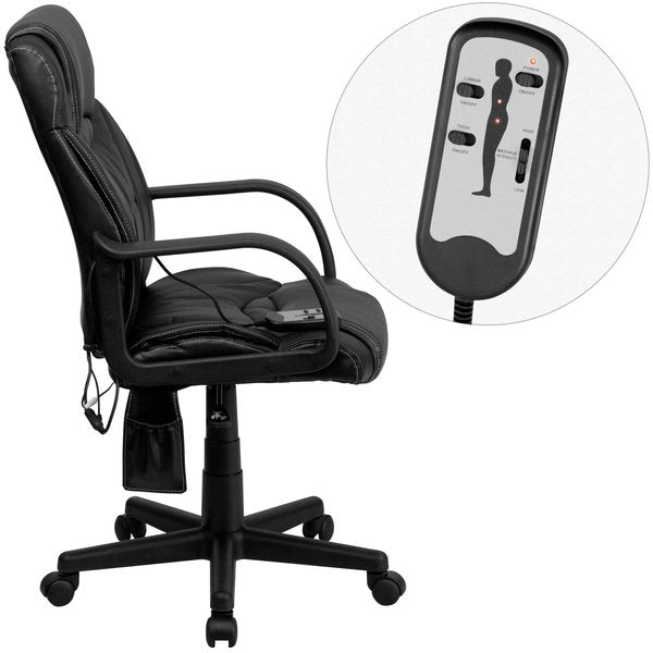 Black High Back Massage Chair