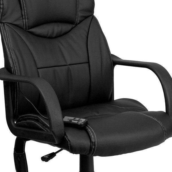 Black High Back Massage Chair