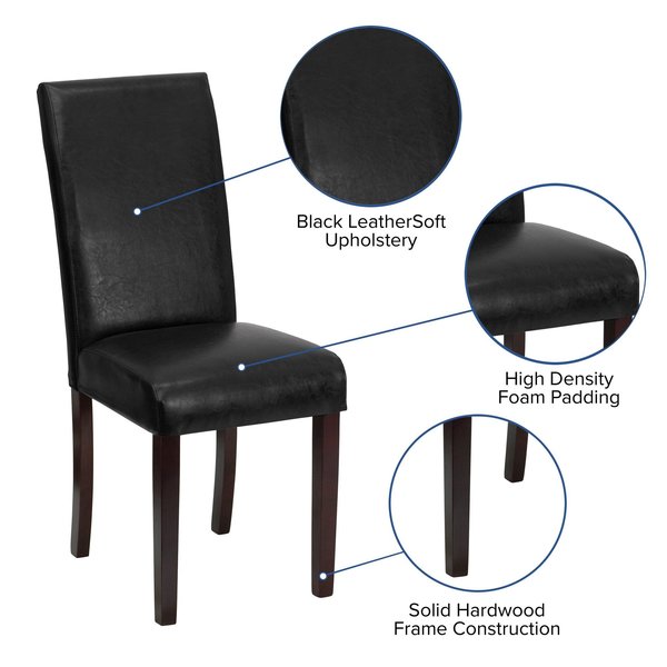 Black Parsons Chair, 16 W 19