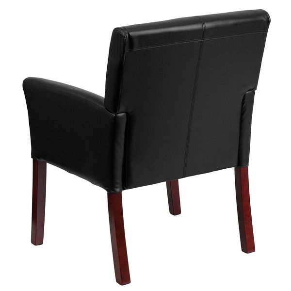 BlackExecutive Side Reception Chair, 26 1/2