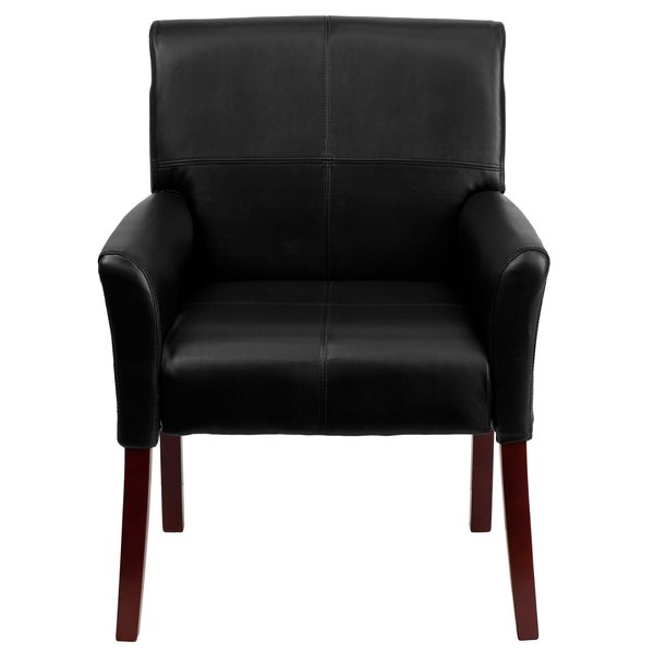 BlackExecutive Side Reception Chair, 26 1/2
