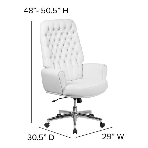 Executive Chair, Leather, 18-3/4