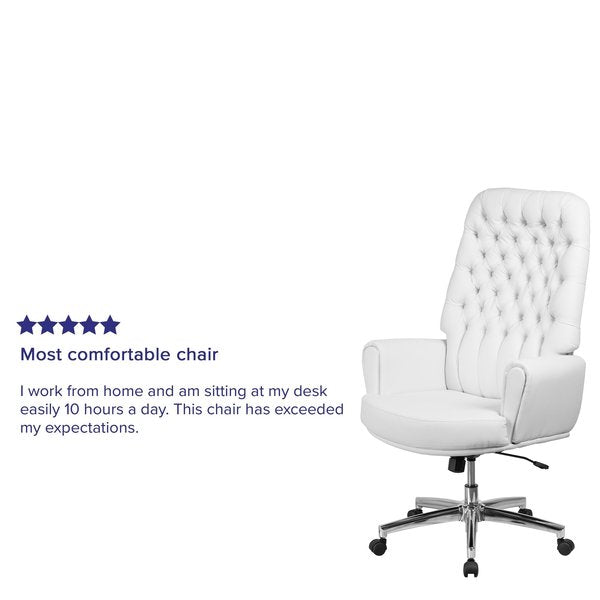 Executive Chair, Leather, 18-3/4