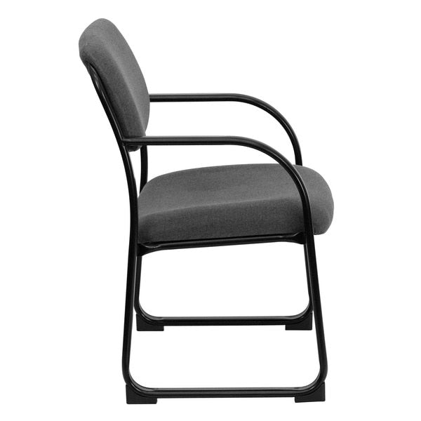 GrayExecutive Side Reception Chair, 23