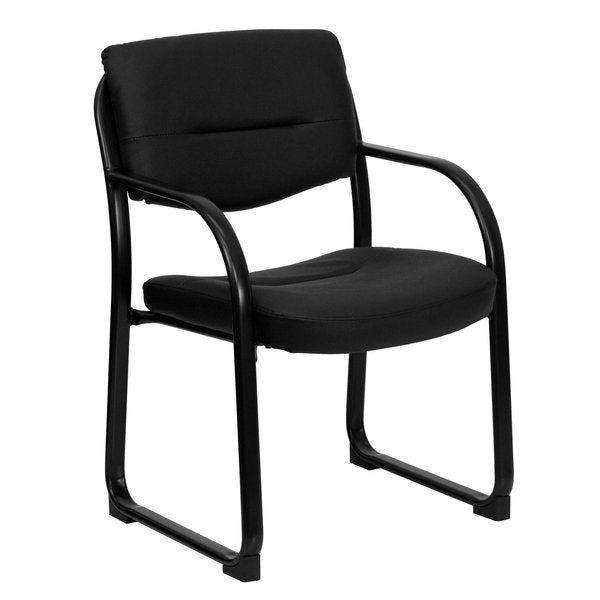BlackExecutive Side Reception Chair, 23