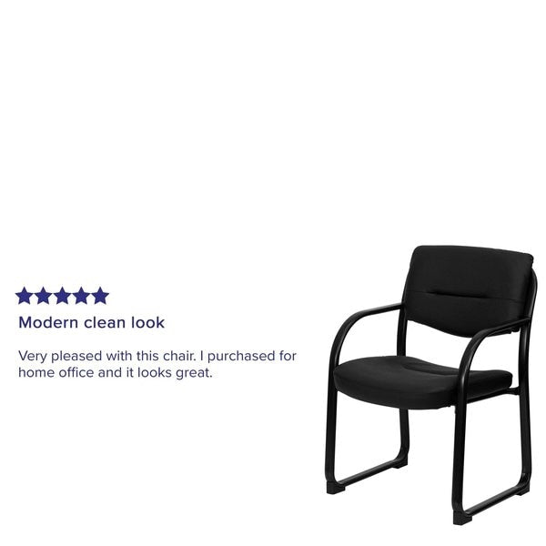 BlackExecutive Side Reception Chair, 23