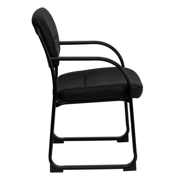 BlackExecutive Side Reception Chair, 23