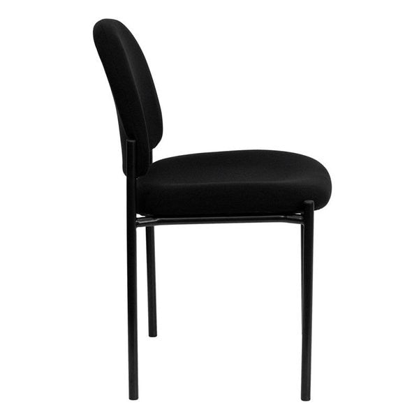 Black Fabric Stack Chair