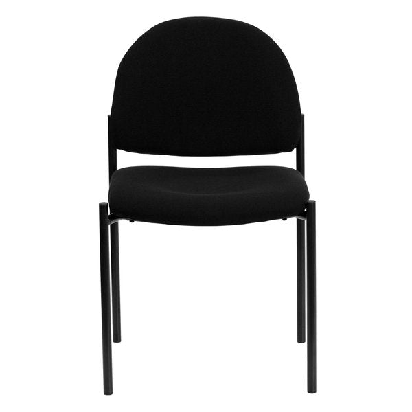 Black Fabric Stack Chair