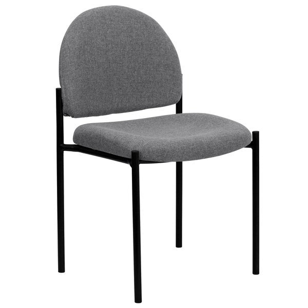 Gray Fabric Stack Chair