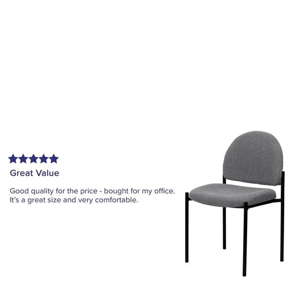 Gray Fabric Stack Chair