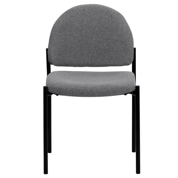 Gray Fabric Stack Chair