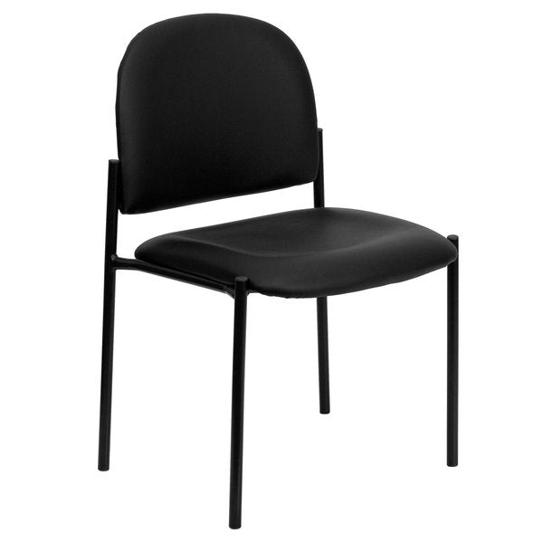 Black Vinyl Stack Chair