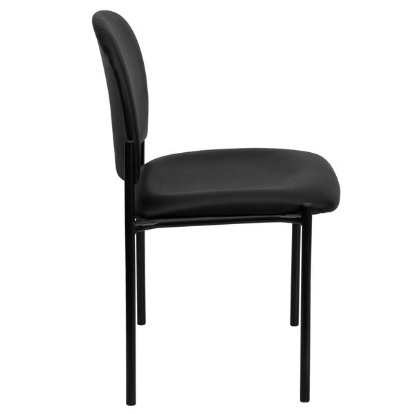 Black Vinyl Stack Chair