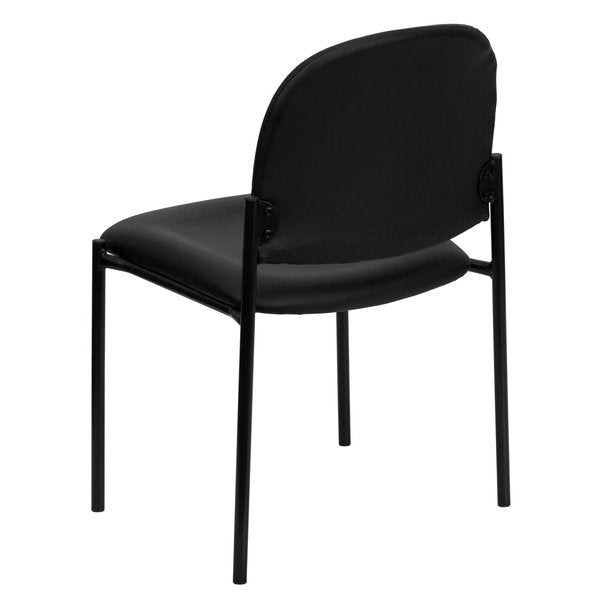Black Vinyl Stack Chair