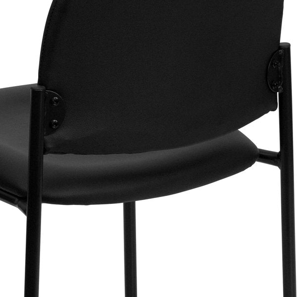 Black Vinyl Stack Chair