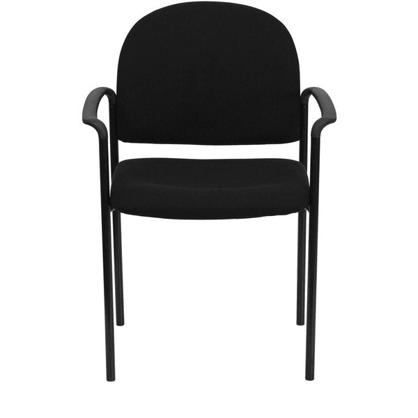 Black Fabric Stack Chair