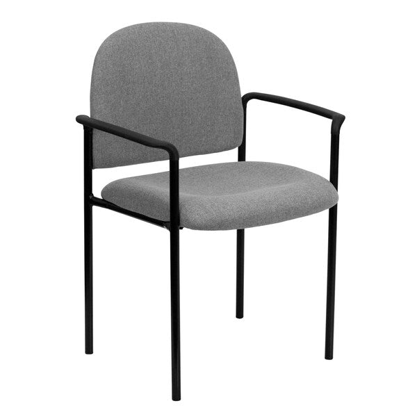 Gray Fabric Stack Chair