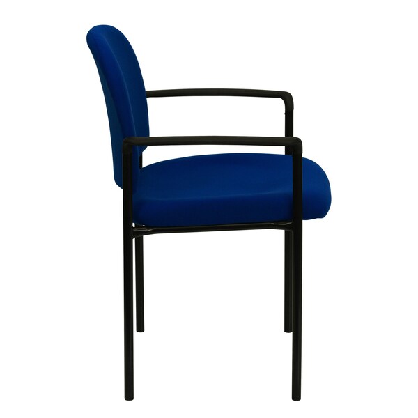 Navy Fabric Stack Chair