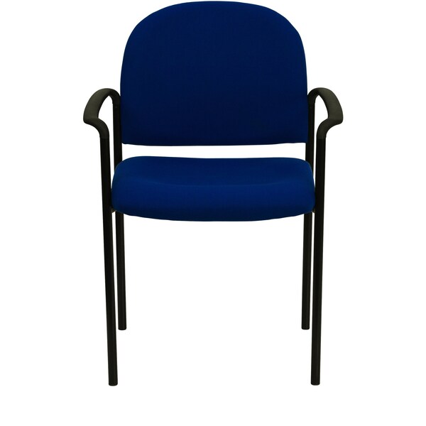 Navy Fabric Stack Chair