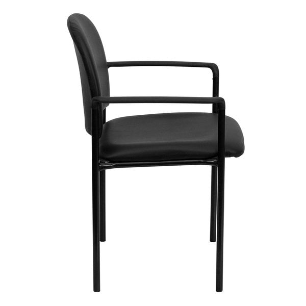 Black Vinyl Stack Chair