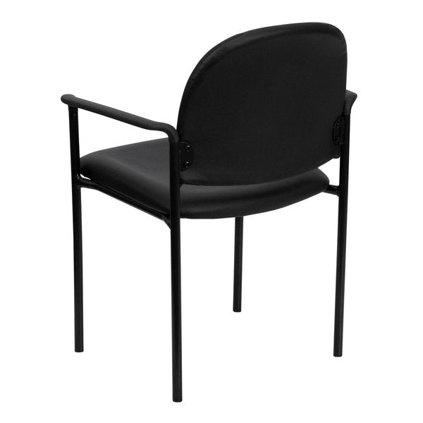 Black Vinyl Stack Chair