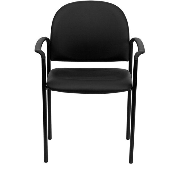 Black Vinyl Stack Chair