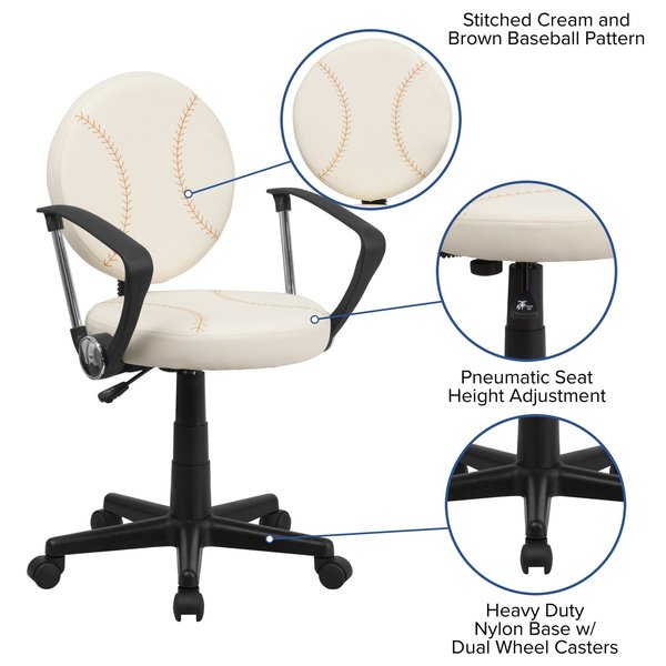 Vinyl Task Chair, 17