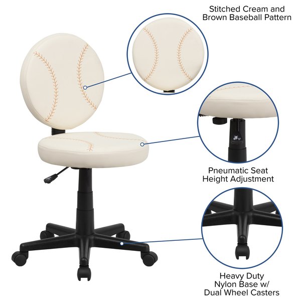 Vinyl Task Chair, 17