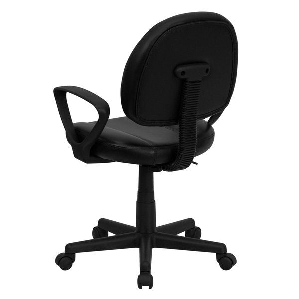 Leather Task Chair, 17-1/2