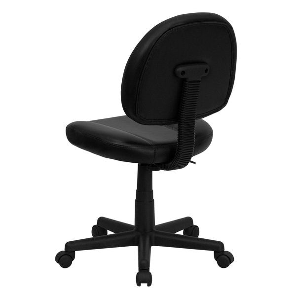 Leather Task Chair, 17-1/2