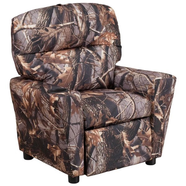 Camo Fabric Kids Recliner, 25