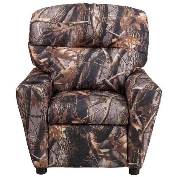 Camo Fabric Kids Recliner, 25