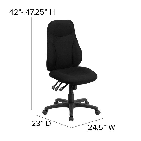 Fabric Task Chair, 16-3/4