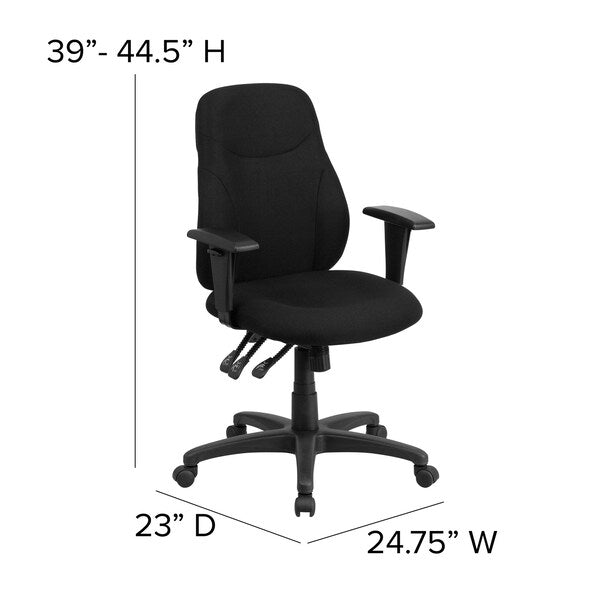 Fabric Task Chair, 16-3/4