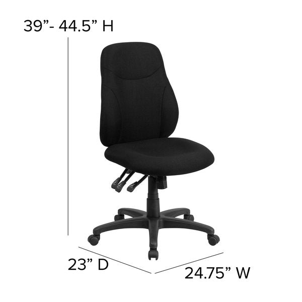 Fabric Task Chair, 16-3/4