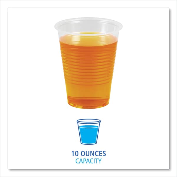 Disp Cold Cup, 10 oz, Translucent, PK1000