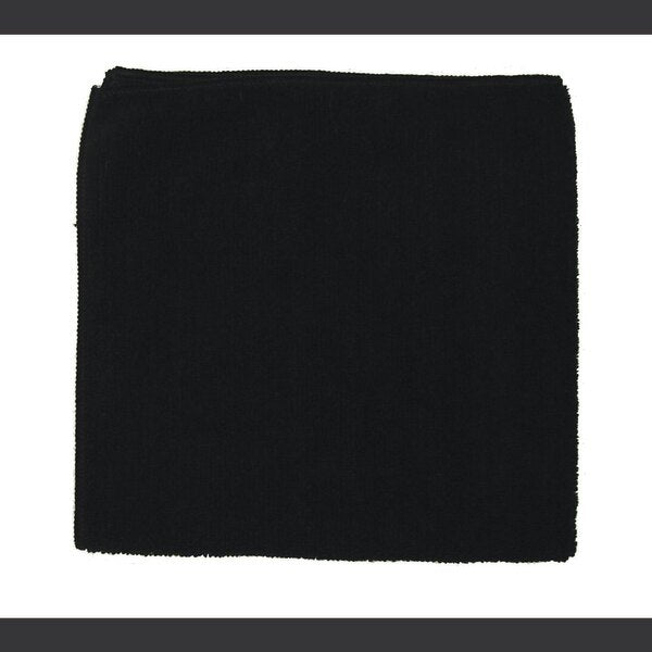 Black Microfiber Cloth 300 GMS, 16, PK36