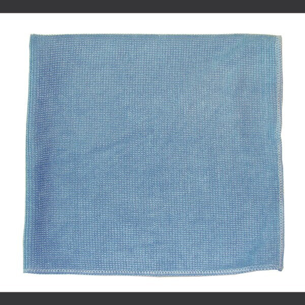 Blue Microfiber Cloth Waffle Weave, PK36