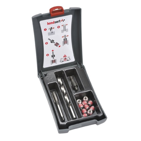 Thread Repair Kit, Self Locking Thread Inserts, Plain Stainless Steel